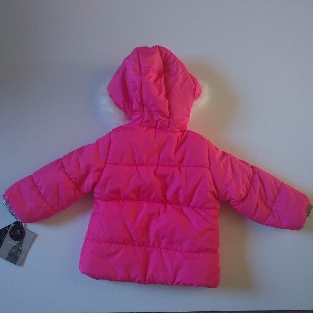 NWT London Fog Pink Jacket 4T - Picture 2 of 8
